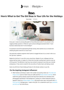 Here's What To Get The Girl Boss in Your Life for the Holidays